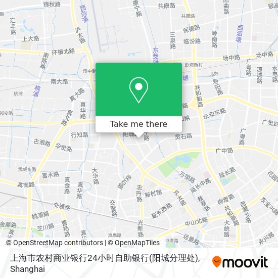 上海市农村商业银行24小时自助银行(阳城分理处) map