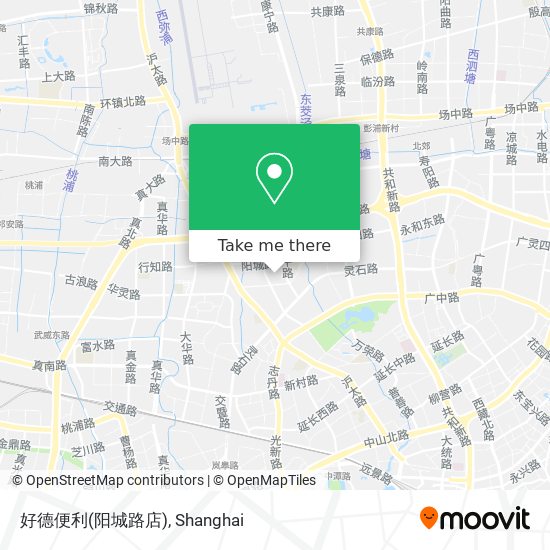 好德便利(阳城路店) map