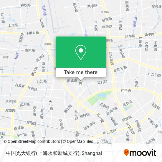 中国光大银行(上海永和新城支行) map