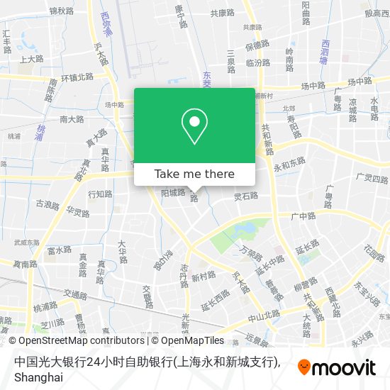 中国光大银行24小时自助银行(上海永和新城支行) map