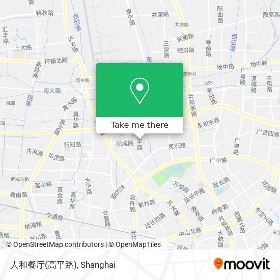 人和餐厅(高平路) map