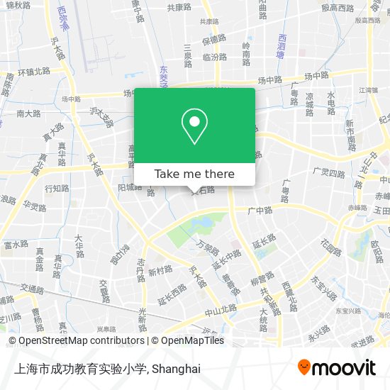 上海市成功教育实验小学 map