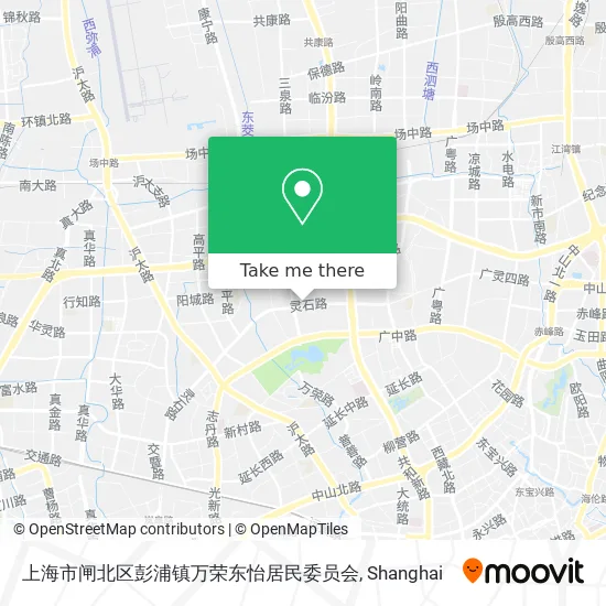 上海市闸北区彭浦镇万荣东怡居民委员会 map