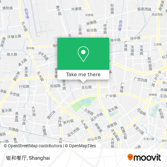 银和餐厅 map