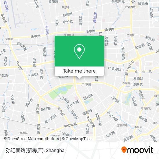 孙记面馆(新梅店) map