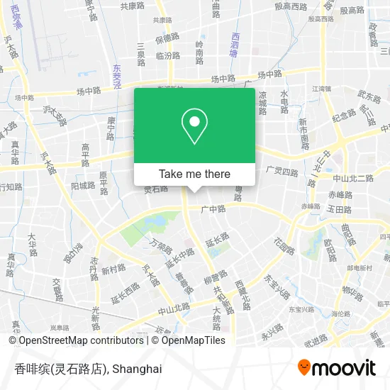 香啡缤(灵石路店) map