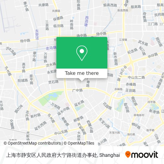 上海市静安区人民政府大宁路街道办事处 map
