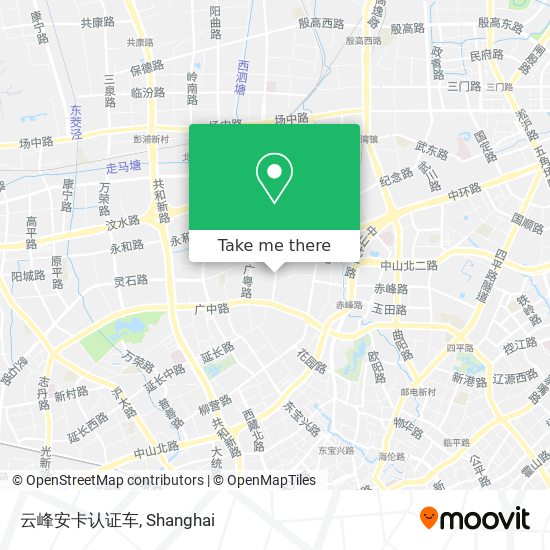 云峰安卡认证车 map