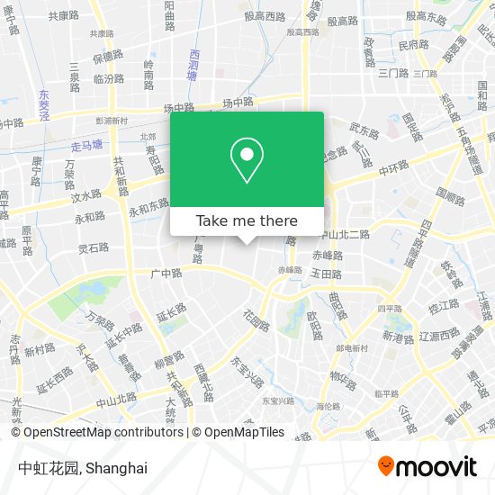 中虹花园 map