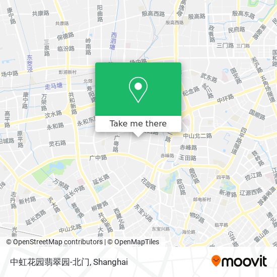 中虹花园翡翠园-北门 map