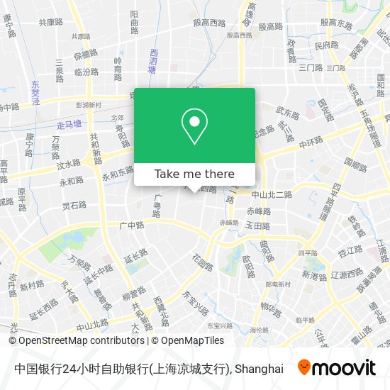 中国银行24小时自助银行(上海凉城支行) map