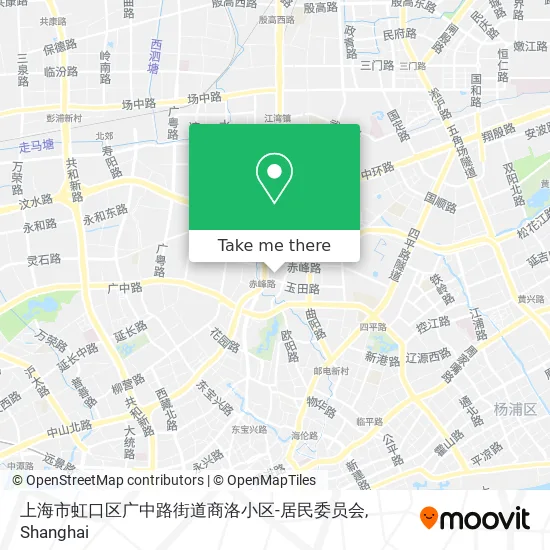 上海市虹口区广中路街道商洛小区-居民委员会 map
