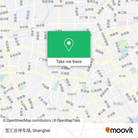 置汇谷停车场 map