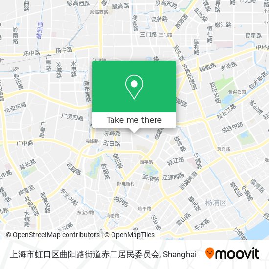 上海市虹口区曲阳路街道赤二居民委员会 map