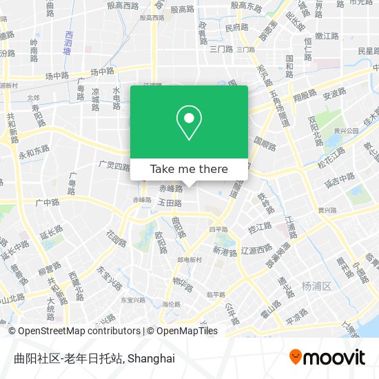 曲阳社区-老年日托站 map