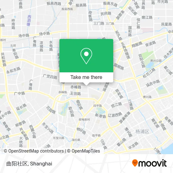 曲阳社区 map