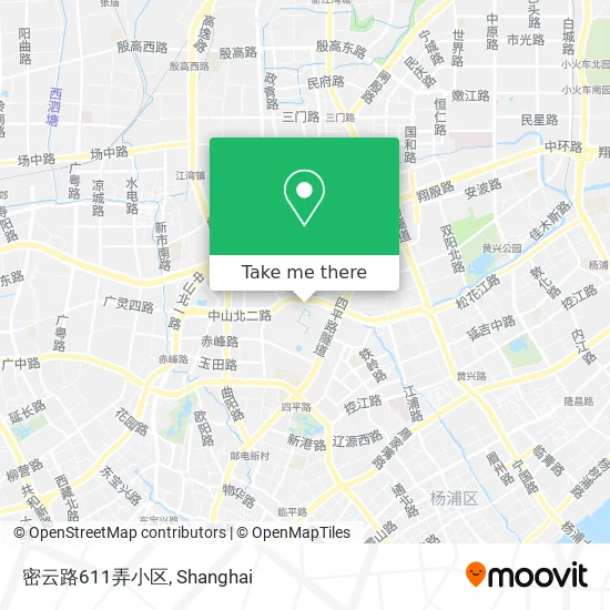 密云路611弄小区 map