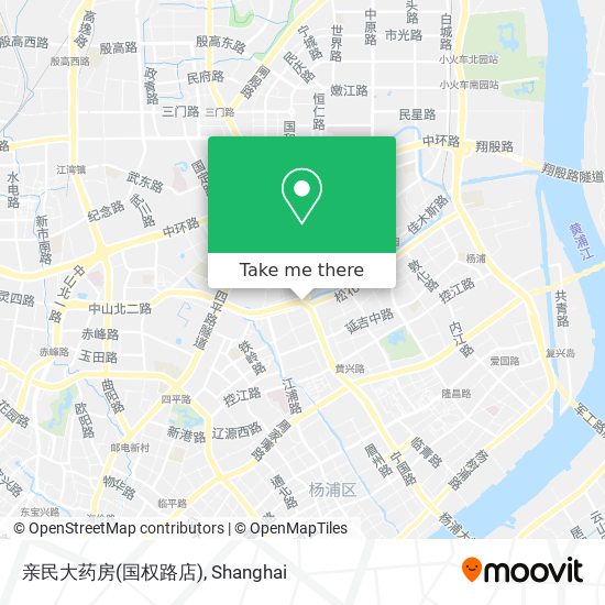 亲民大药房(国权路店) map