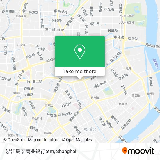浙江民泰商业银行atm map
