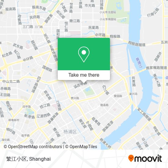 繁江小区 map