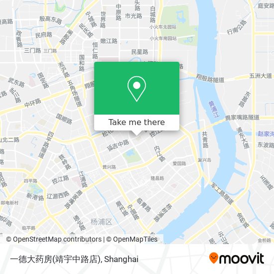 一德大药房(靖宇中路店) map