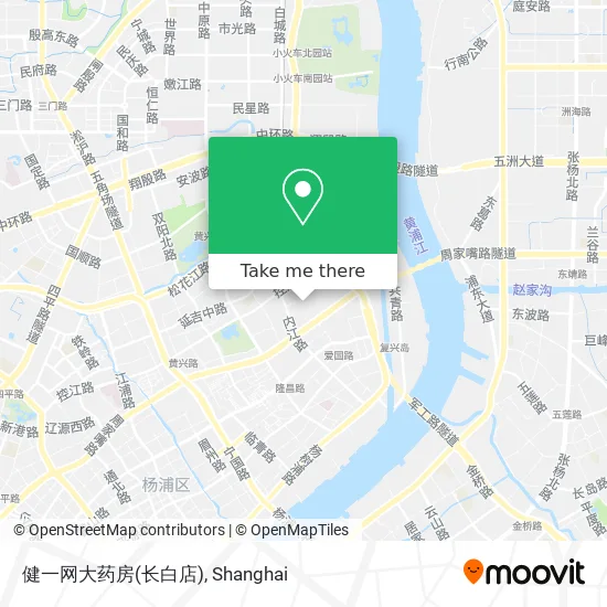 健一网大药房(长白店) map