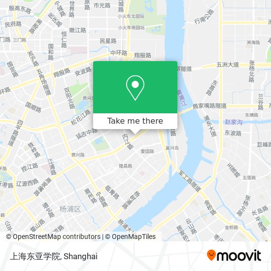 上海东亚学院 map