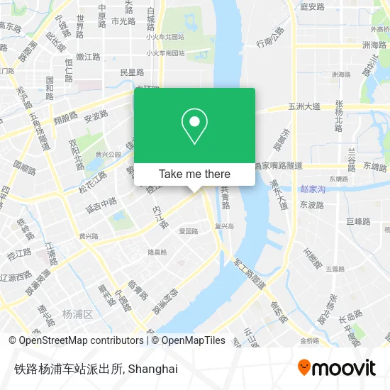 铁路杨浦车站派出所 map