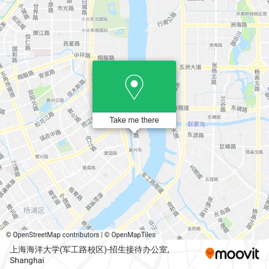 上海海洋大学(军工路校区)-招生接待办公室 map