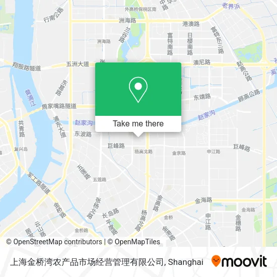 上海金桥湾农产品市场经营管理有限公司 map