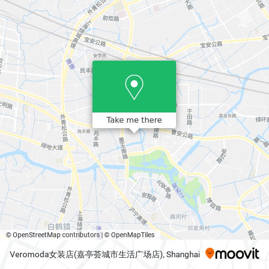 Veromoda女装店(嘉亭荟城市生活广场店) map