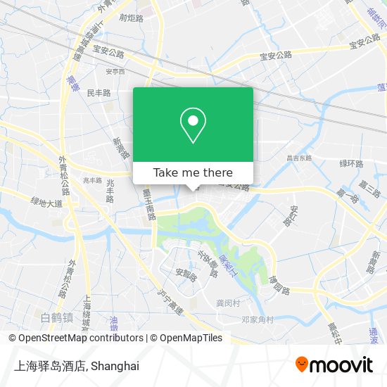 上海驿岛酒店 map