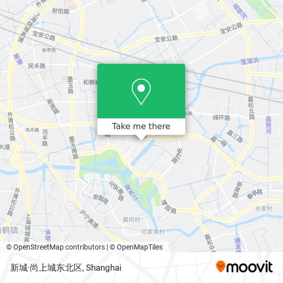 新城·尚上城东北区 map