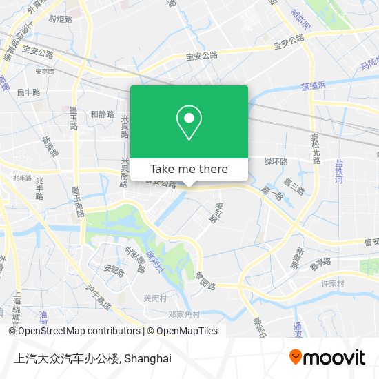 上汽大众汽车办公楼 map