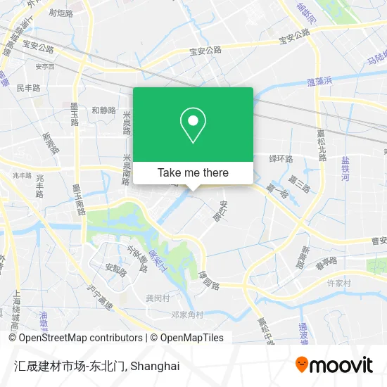 汇晟建材市场-东北门 map