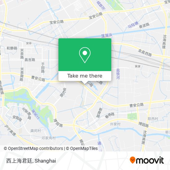 西上海君廷 map