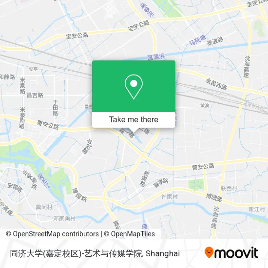 同济大学(嘉定校区)-艺术与传媒学院 map