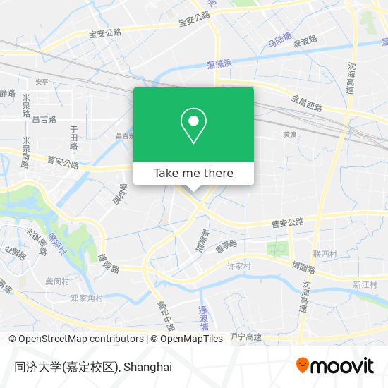 同济大学(嘉定校区) map