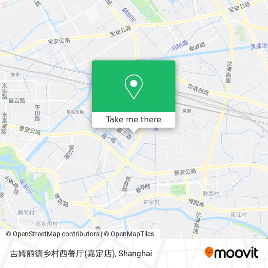 吉姆丽德乡村西餐厅(嘉定店) map