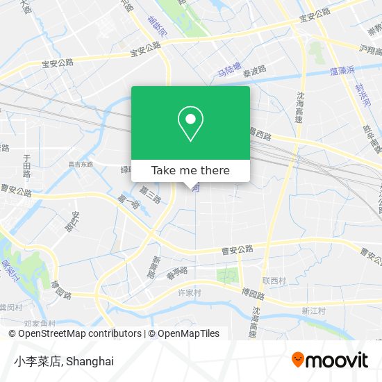 小李菜店 map