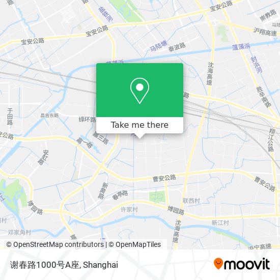 谢春路1000号A座 map