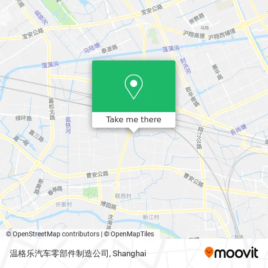 温格乐汽车零部件制造公司 map