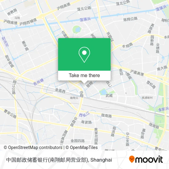中国邮政储蓄银行(南翔邮局营业部) map