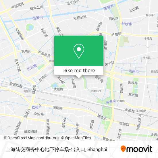 上海陆交商务中心地下停车场-出入口 map