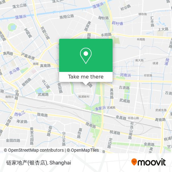 链家地产(银杏店) map