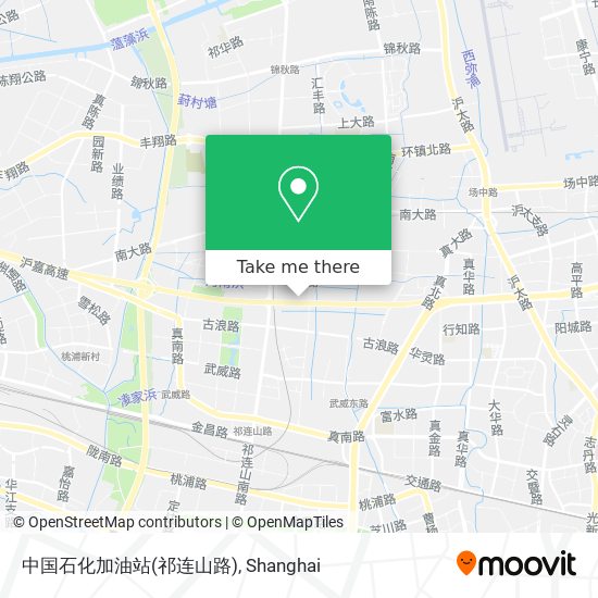 中国石化加油站(祁连山路) map