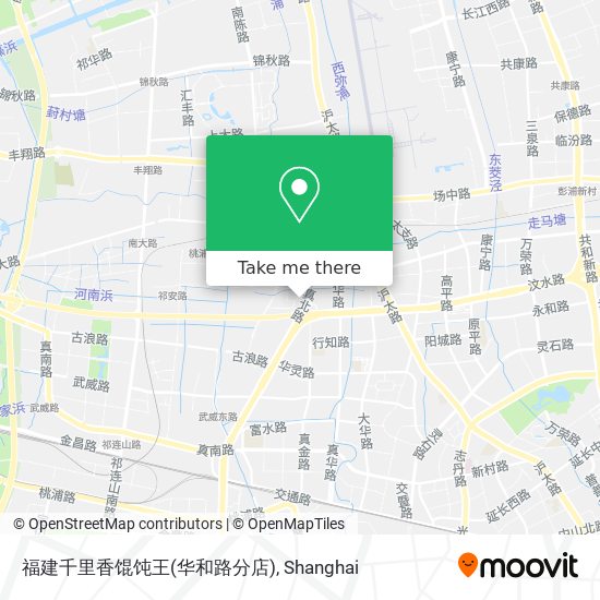 福建千里香馄饨王(华和路分店) map