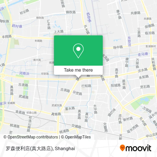 罗森便利店(真大路店) map