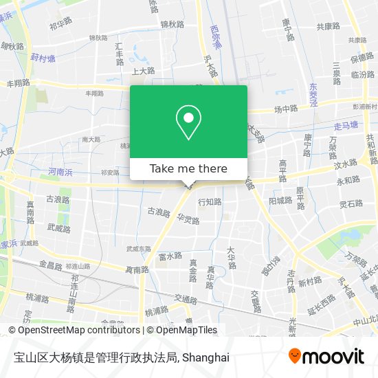 宝山区大杨镇是管理行政执法局 map