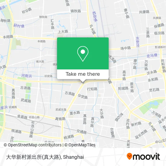 大华新村派出所(真大路) map